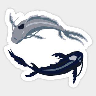 The Moon and Ocean Spirits Sticker